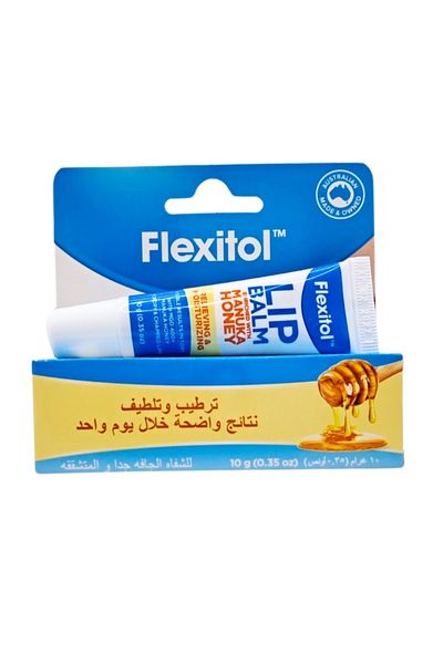FLEXITOL Lip Balm Manuka Honey 10Gm