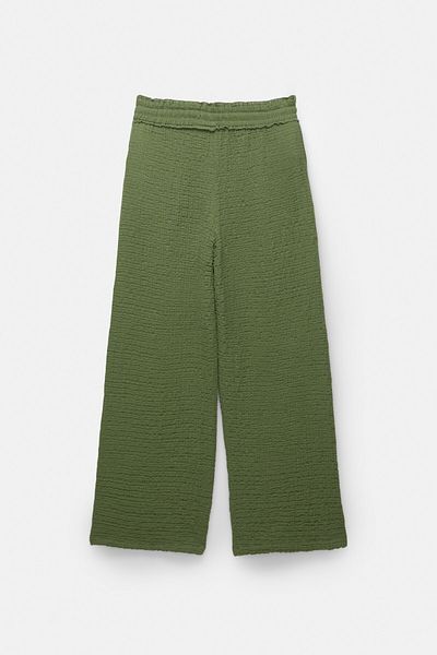 Pull & Bear Rustic trousers with elasticated waistband
