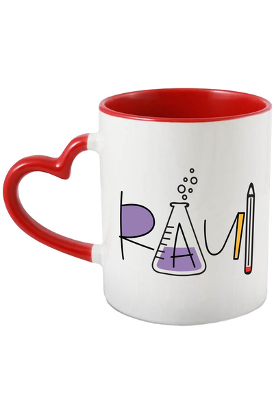 StoryGift Romania Cana Cu Numele Raul, si Mesaj Amuzant, Curios, Sociabil, Ga...