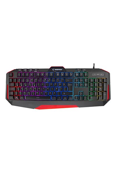 Rampage KB-RX7 ALPOR PRO Siyah USB RGB Aydınlatmalı Q Gaming Oyuncu Klavyesi