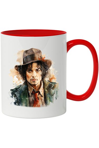 StoryGift Romania Mug With Michael Jackson, Celebrity, King of Pop, Multicolor 330 ml, Sky, With,STG