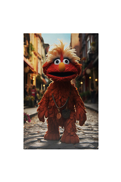 StoryGift Romania Tablou Canvas: Monstrul Murray Din Sesame Pe Strada - Uimit...