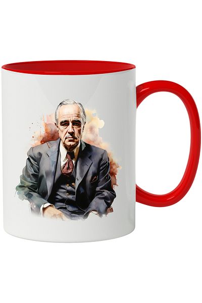 StoryGift Romania The Godfather Mug, Fictional Character, Movie Lovers, Multicolor 330 ml, Ce, Cu,STG