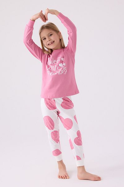Rolypoly Heart Mother Daughter Pajamas Set, Each Age Group Has Different Prices!! !