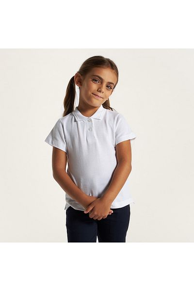 Juniors Solid Polo T-Shirt With Short Sleeves