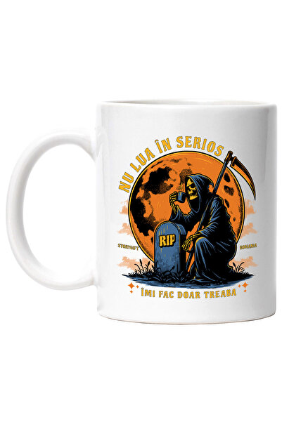 StoryGift Romania Cana Moartea cu cafea si coasa la mormant Nu lua în serios....