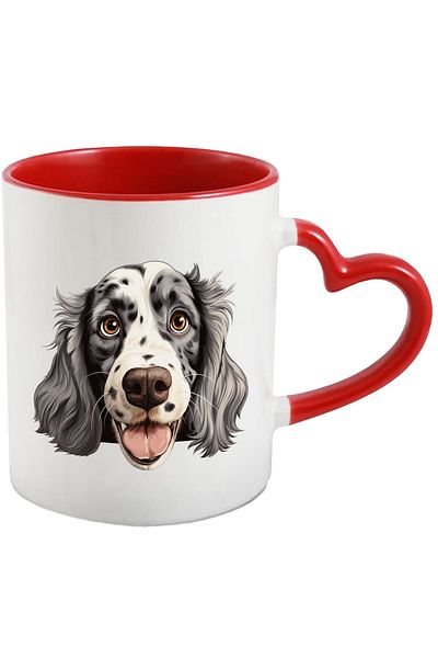 StoryGift Romania Mug with a cheerful dog that can't wait to play | energetic | for the lover, With ,STG