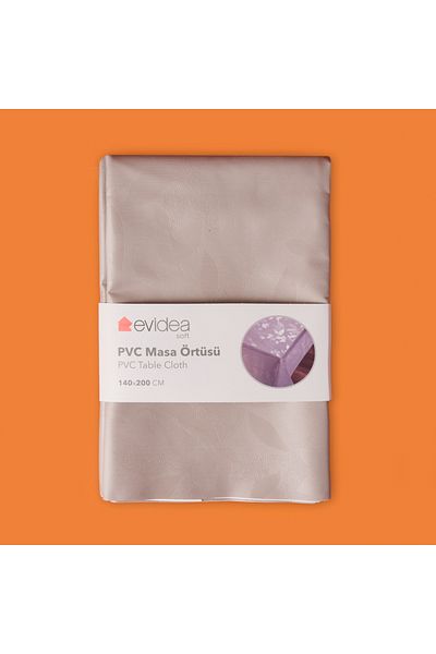 Evidea Soft Branch Pvc Table Cloth - Gray - 140X200 cm