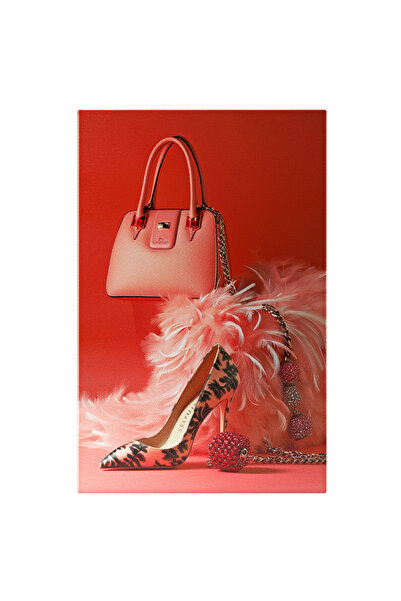 StoryGift Romania Tablou Canvas Vestimenatie De Lux, Pantofi Cu Toc Scumpi Cu...