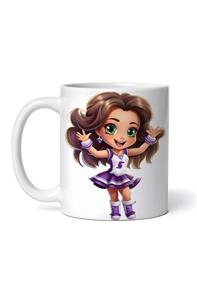 OEM Cană albă personalizată, păpușa Kianna, INOVATIX®. 330ml