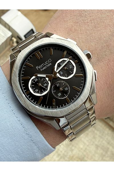 Ferrucci Indicators Active New Season Steel Men's Wrist Watch