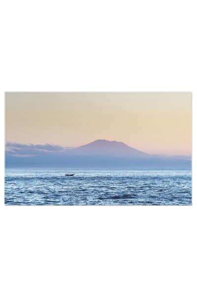 StoryGift Romania Tablou Canvas Cu Vulcano Bali, Indonesia - Rasarit In Parad...