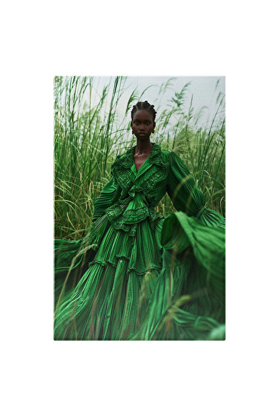 StoryGift Romania Tablou Canvas Stăpâna Ierburilor Înalte Camuflată Printre E...