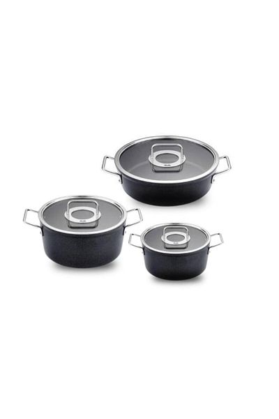 Fissler Adamant 6 Piece Glass Lid Cookware Set