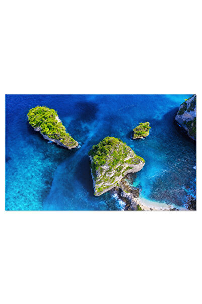 StoryGift Romania Tablou Canvas Peisaj Marin De Vara La Plaja Atuh, Nusa Peni...