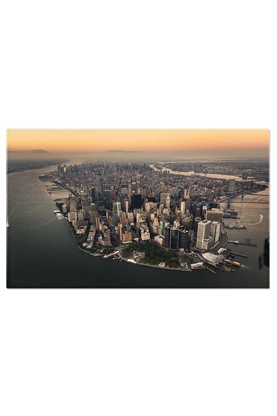 StoryGift Romania Tablou Canvas Metropolitanul De Noapte, Vedere Aeriala, New York, Zgarieturi-nori, Ora 3303
