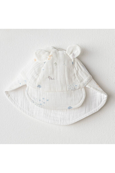 andywawa Andy Wawa Şapka Müslin Ocean Is My Happy Place Beyaz