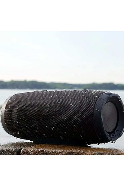 MACVI Macvi® Charge 3 Portable Wireless Bluetooth Speaker, 2x10W, USB, SD Card, PowerBank, 6000mAh, Black