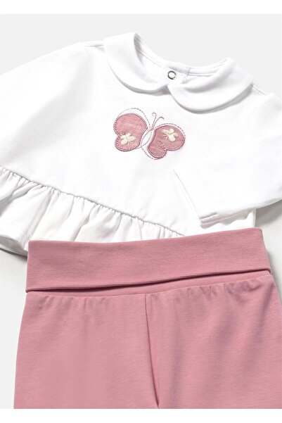 MAYORAL Baby Girl Long Sleeve T-Shirt Leggings Suit Pink 1586