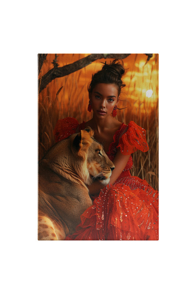 StoryGift Romania Canvas Painting 90 x 60CM Deserted Jungle in which the Sun is Setting and I am sitting in the Shadow of a ,STG