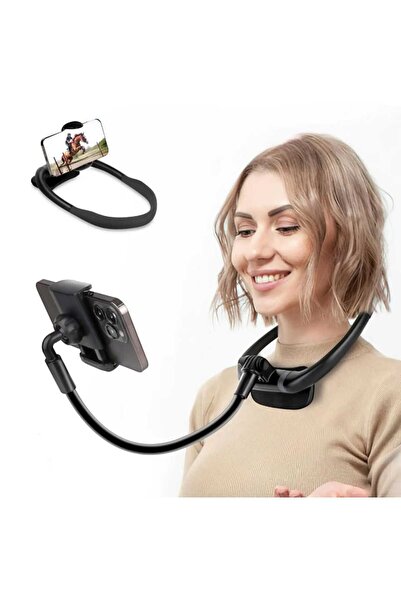 Asfal Esnek Boyun Telefonu Tutucu Masaüstü Telefon Tutacağı Vlog, Gezi, Canlı...