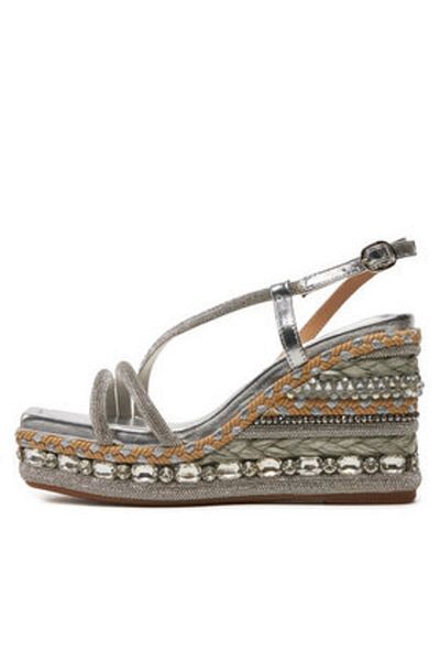 Alma en Pena women's espadrilles V240998 silver