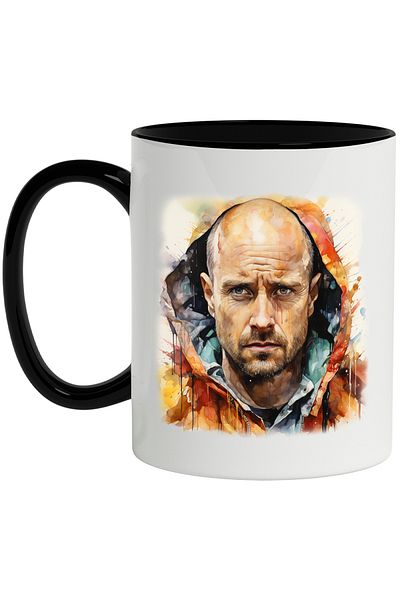 StoryGift Romania Mug With Jesse Pinkman, Breaking Bad, Famous TV Series, Character, Multicolor 330, With ,STG