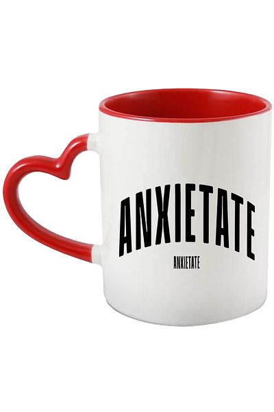 StoryGift Romania Mug Word Anxiety, Motivational, Self Help, Self Understanding, Appreciation,, With ,STG