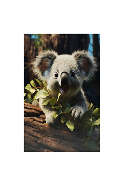 StoryGift Romania Tablou Canvas: Prospețimea Naturii Și Puiul Coala Din Copac...