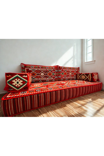 daireden 5 Parça | 20cm Yükseklik Şark Köşesi Seti | Yıkanabilir Kılıf | Süng...
