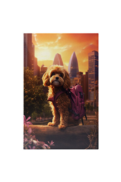 StoryGift Romania Tablou Canvas: Catelus Ras Cavapoo Blanos Cu Ochii Mici Si ...