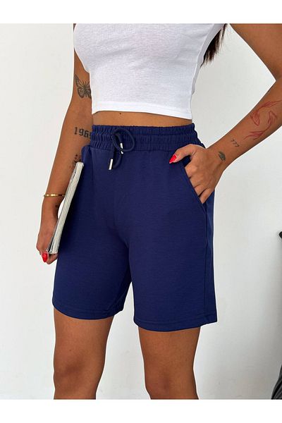 Noa Noa Κοντό σορτς Modal Fabric με ελαστική μέση