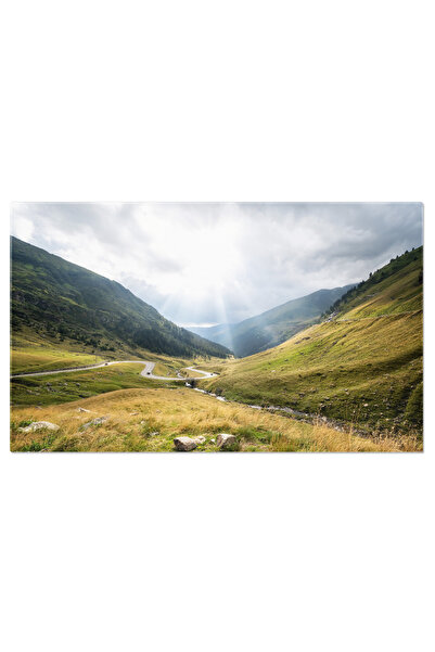 StoryGift Romania Tablou Canvas - Fagaras De Sus: Viziuni Aeriene, Natura Lux...