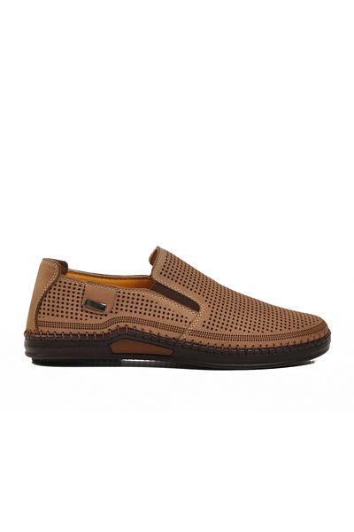 AYAKMOD Sand Nubuck Genuine Leather Gel Sole Men's Casual Shoes 803 m