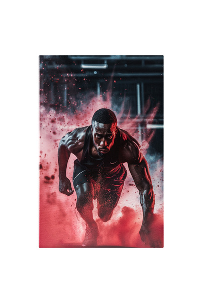 StoryGift Romania Tablou Canvas Sportiv În Mișcare- Plecare De La Start, Expl...