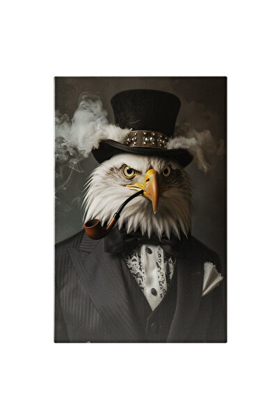 StoryGift Romania Tablou Canvas Privirea Intensă A Vulturului Pleșuv Îmbrăcat...