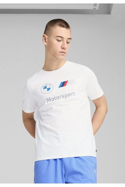 Puma Ανδρικό μπλουζάκι με λογότυπο BMW M Motorsport Essentials
