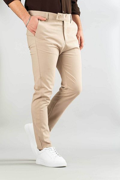 bombe Ανδρικό μπεζ Slim Fit Slim Fit Jogger Παντελόνι Μαύρο