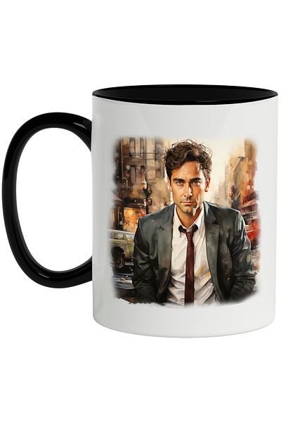 StoryGift Romania Mug With Jim Halpert, The Office, Character, Comedy, Multicolor 330 ml, Ceramic, With,STG