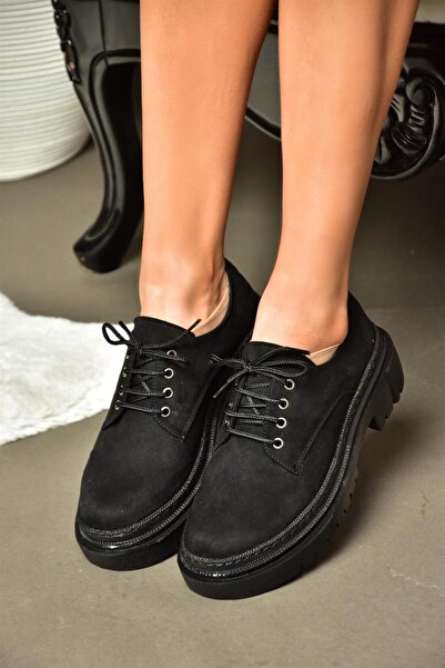 Fox Shoes R294777002 Black Suede Women's Shoes