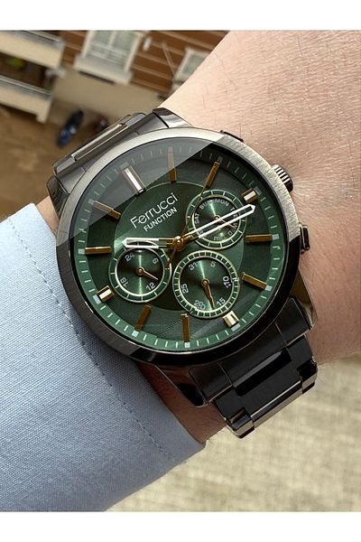 Ferrucci Indicators Active New Season Steel Men's Wrist Watch