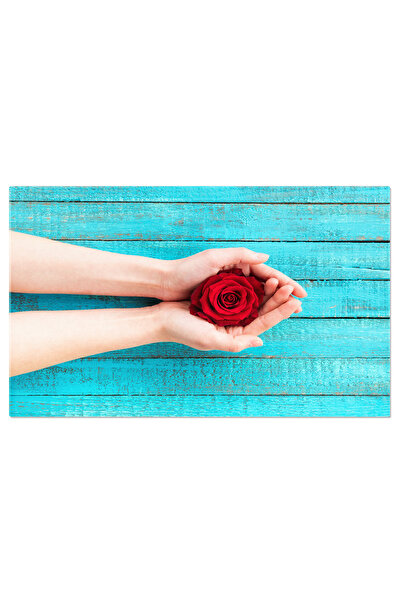 StoryGift Romania Tablou Canvas - Eleganta Cu Buchete De Flori In Maini, O Im...