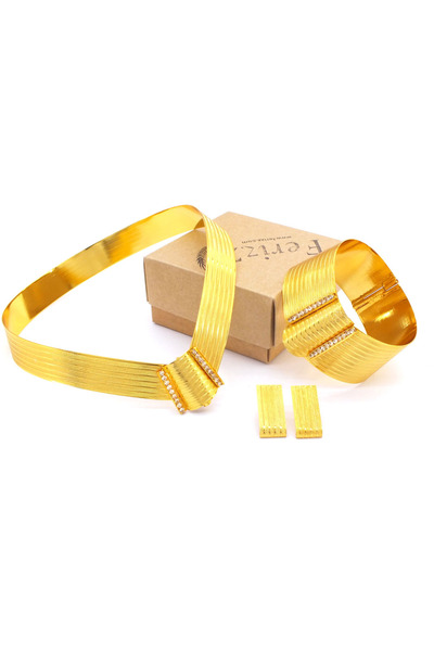 FerizZ Altın Kaplama Tam Trabzon Set