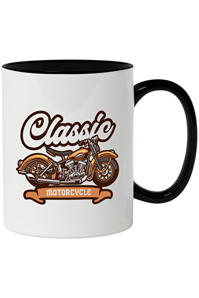 StoryGift Romania Cana Cu Mesaj In Engleza Classic Motorcycle, Panglica, Mult...