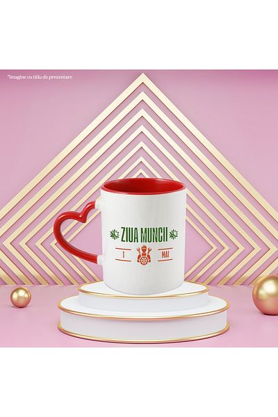 StoryGift Romania Labor Day Mug May 1st, Free Day, Workers' Day Celebration, 330ml, Ceramic c, Cu, STG