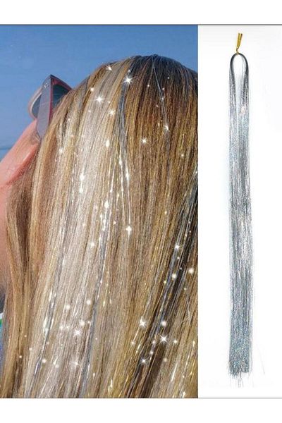 kubotique Hair Tinsel Hair Glitter / Silver