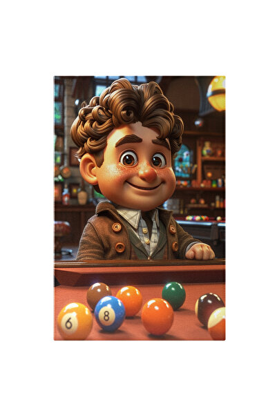 StoryGift Romania Tablou Canvas: Desen Tip Disney Personaj Masculin Pistruiat...