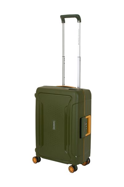 American Tourister Tribus Hardside 55 Cm Cabin Luggage Olive Green
