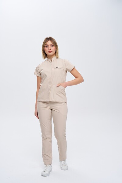 DENİZ MEDİKAL GİYİM Sera Series Lycra Viscon Suit (Cargo Pocket Trousers)