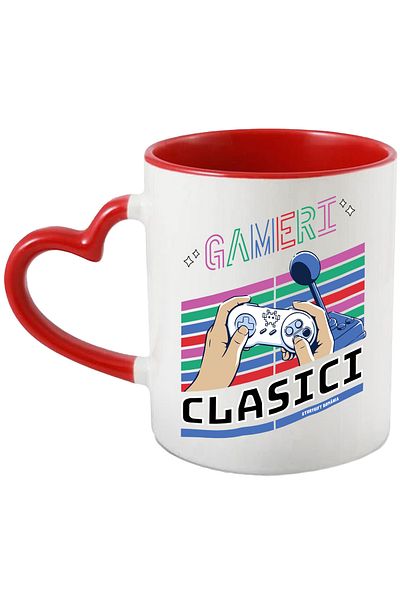 StoryGift Romania Mug Gamers Classics lever vintigi veteran new world, 330ml, Ceramic with Handle I, With, STG